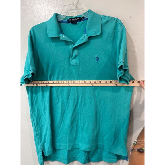 US Polo Ralph Lauren Size L Men’s Aqua - Picture 4 of 8